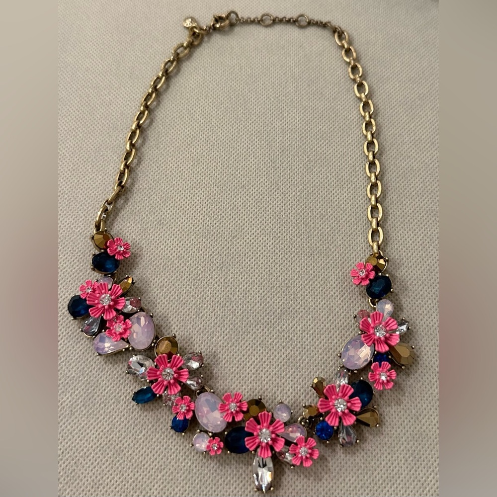 J. Crew Floral Necklace
